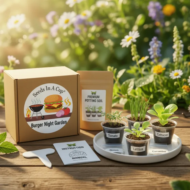 Burger Night Garden Kit — supplied product image