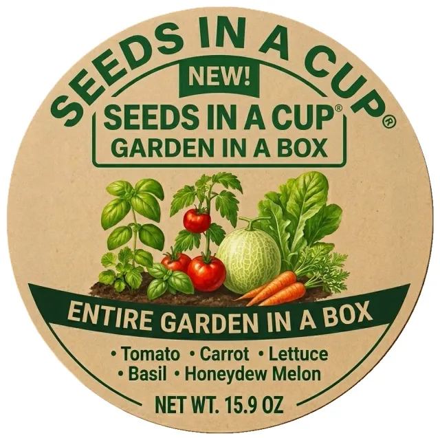 Seeds In A Cup®: Entire Garden in a Box- Choose 5 Pack! — supplied product image